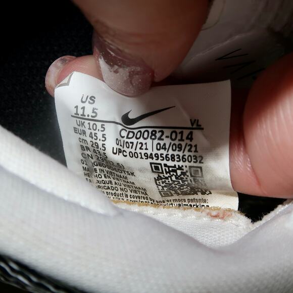 Nike Vapor Edge Speed 360 Black White Football Cleats, Size 11 BNIB CD0082-014 - Picture 6 of 6